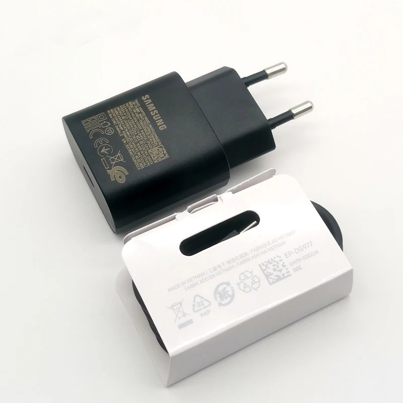 Samsung S23FE A06 Usb Type C 25W Super Fast Charge Charger PD EU Wall Power Adapter Cable For Galaxy A52 A54 A53 A34 A73 S24 A25. 