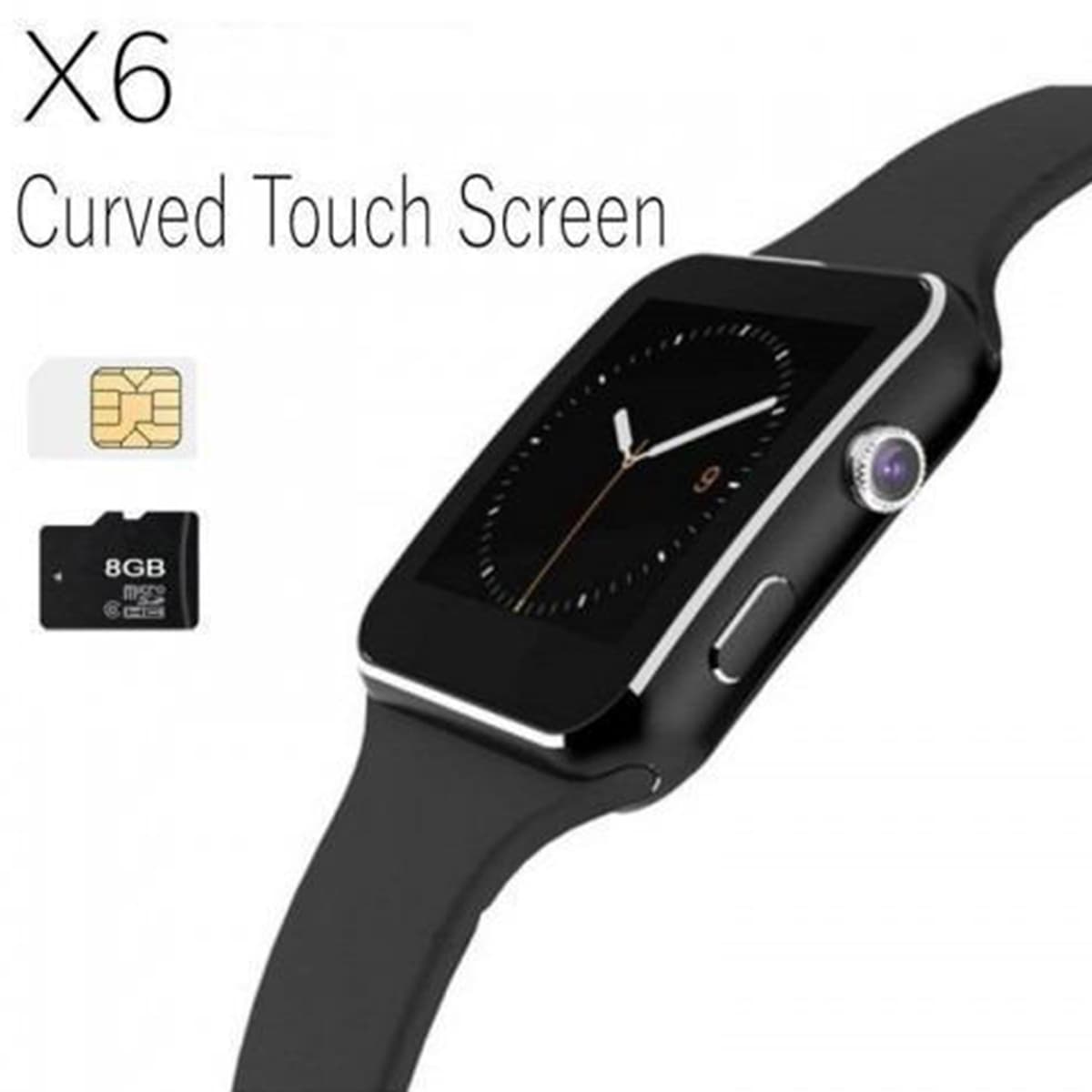 X6 Curved Display Single SIM And Bluetooth Supported Dial Smart