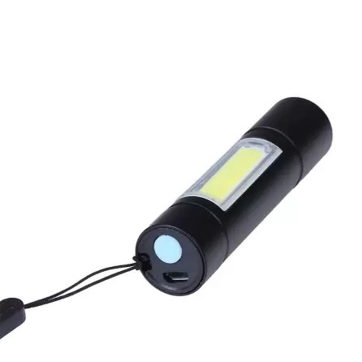 LED Light Emergence Rechargeable Mini and Pocket Torch Flash Light DP571 Torch Emergency Light  (Black). 