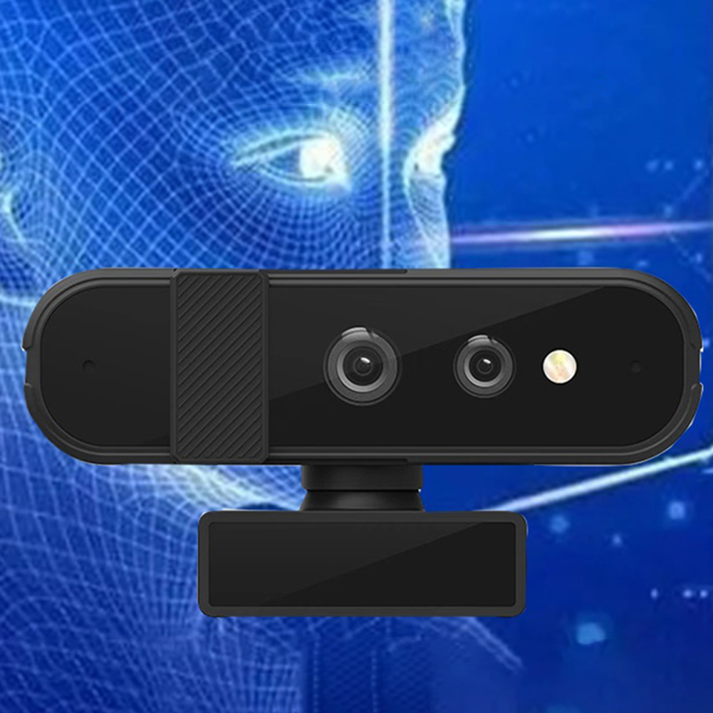 HD 1080P 30FPS USB Computer Web Camera for Windows Hello Facial Recognition Webcam Compatible with Win10/11 Autofocus Web Camera. 