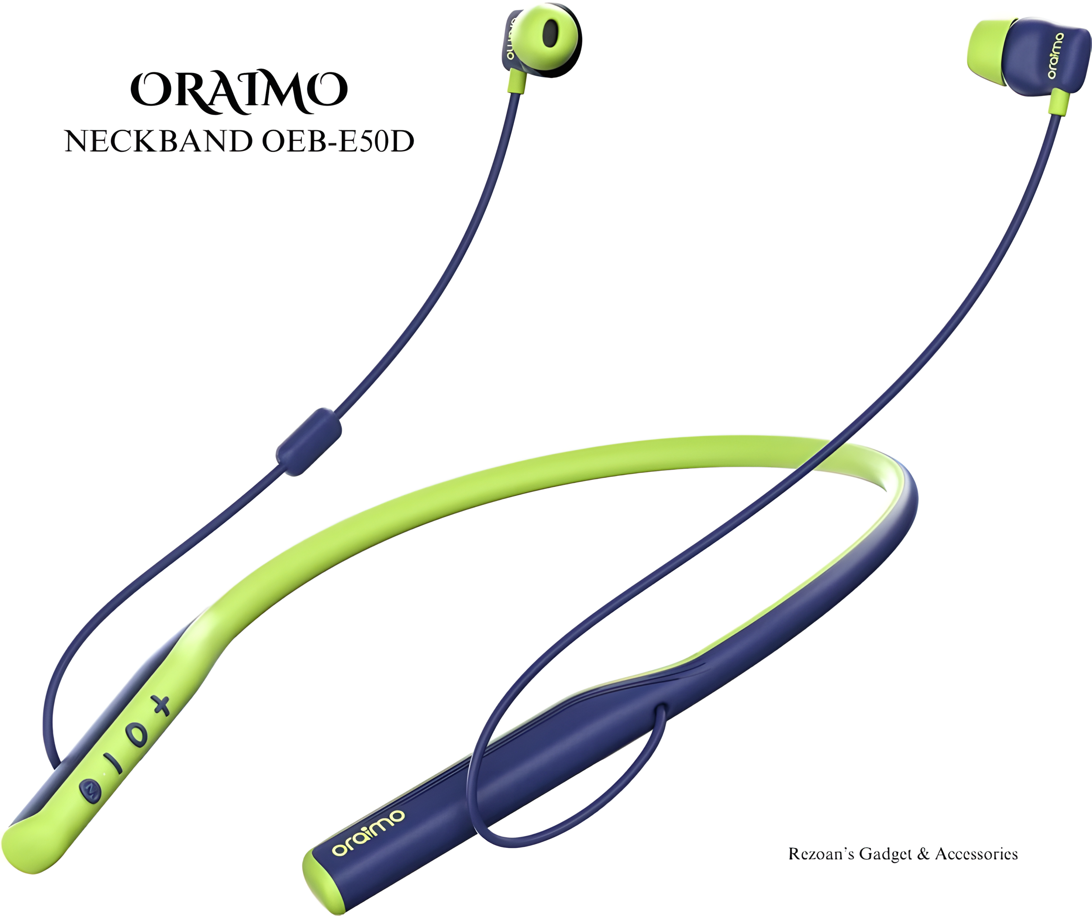 Oraimo  Necklace 4  Dual EQ wireless neckband. 