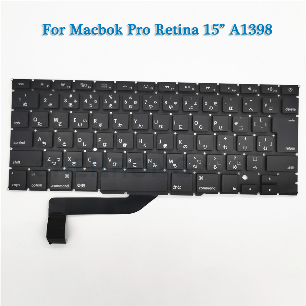 Original A1278 A1286 A1398 A1502 A1369 A1466 A1370 A1465 Japanese Keyboard For Macbook Pro Retina Air 13 15 11 Keyboard Screw. 