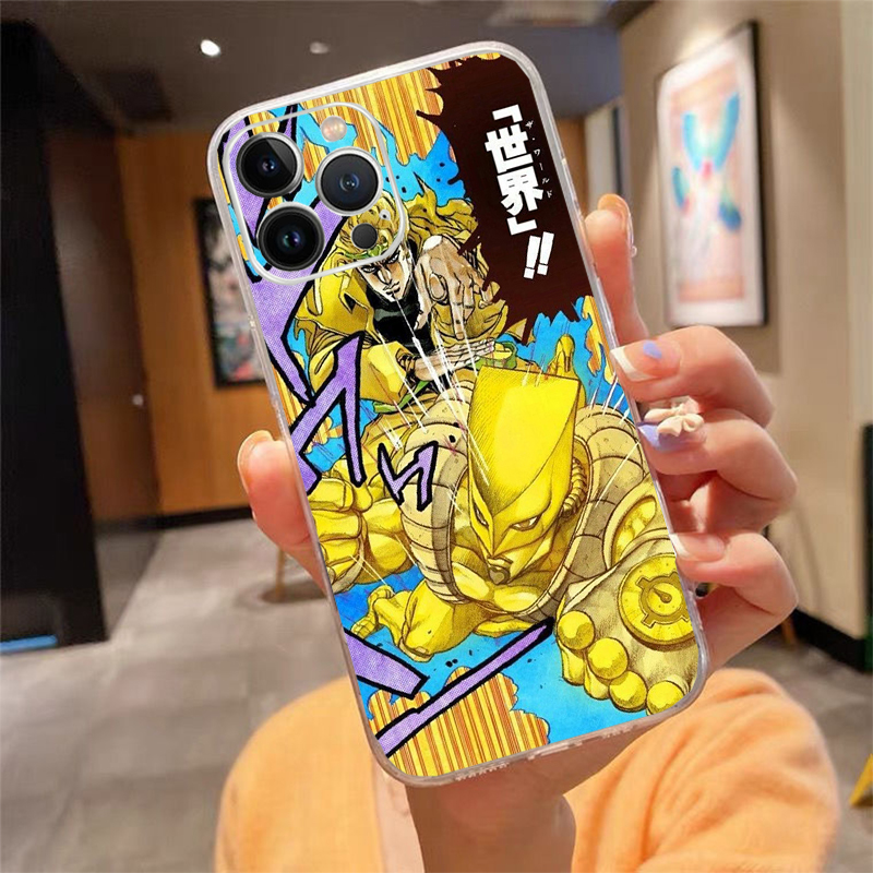 Jojo Bizarre Adventure Anime Phone Case For iphone 15 14 13 12 11 Pro Max XS XR X 12mini 7 8 XR Mobile Phone Case Funda. 
