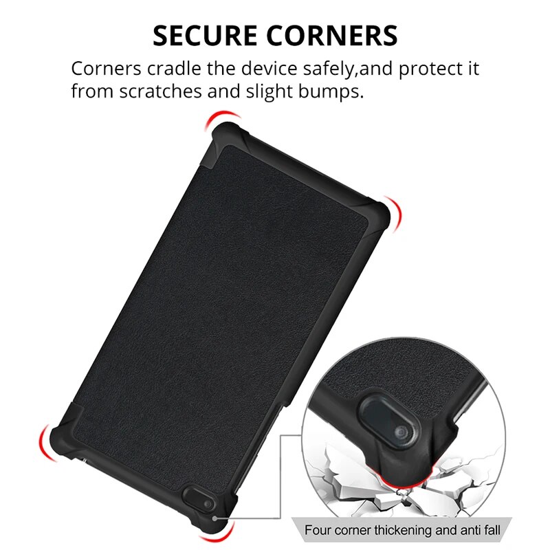 【3C VictoryEagle】Case for Lenovo Tab 7 TB-7504F TB-7504N TB-7504X 7.0 Slim Folding Stand Cover for Lenovo Tab4 Tablet Funda. 