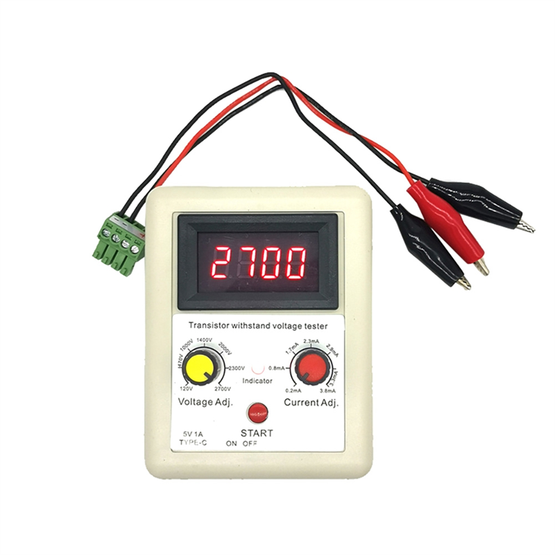 1 Set ABS White Transistor Withstand Voltage Tester MOS Transistor IGBT Voltage Regulator Diode Detector A
