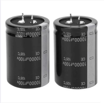 2PCS Electrolytic Capacitor 10000uF 100V 105℃ 35 x 50mm Black High Precision