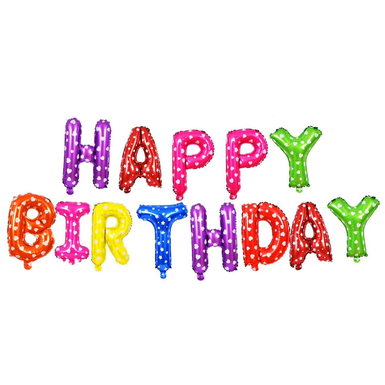 Striscione Per Feste In Foil – Scritta Happy Birthday – Lunghezza 366 Cm – Materiale Lamina – Unique Party - 2