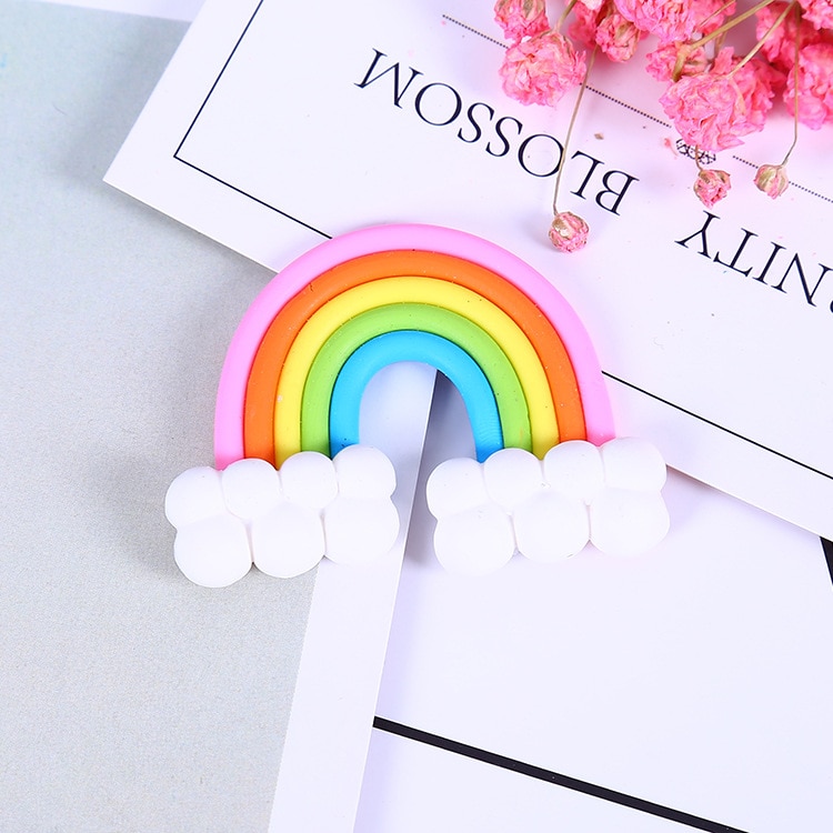 【happy one】DIY Rainbow Slime Accessories Phone Case Decoration for Slime Filler Resin for Slime Lizun Modeling Clay. 