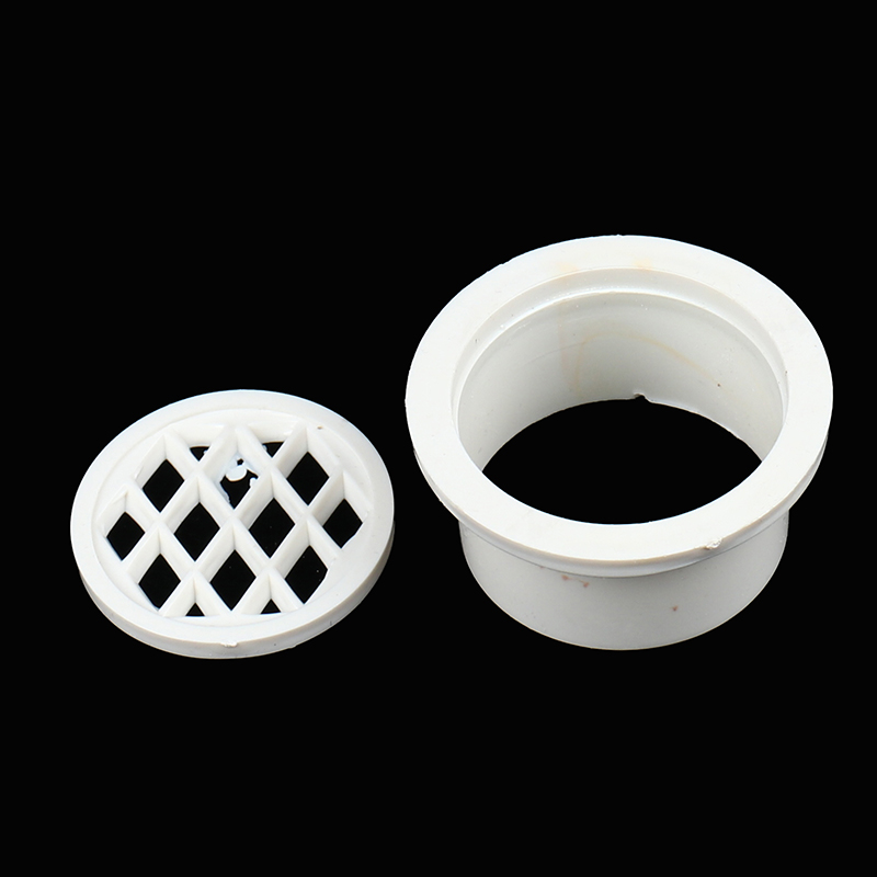 Insert Type Simple Floor Drain PVC 50-200 Round Pipe end cap Filter Net air vent