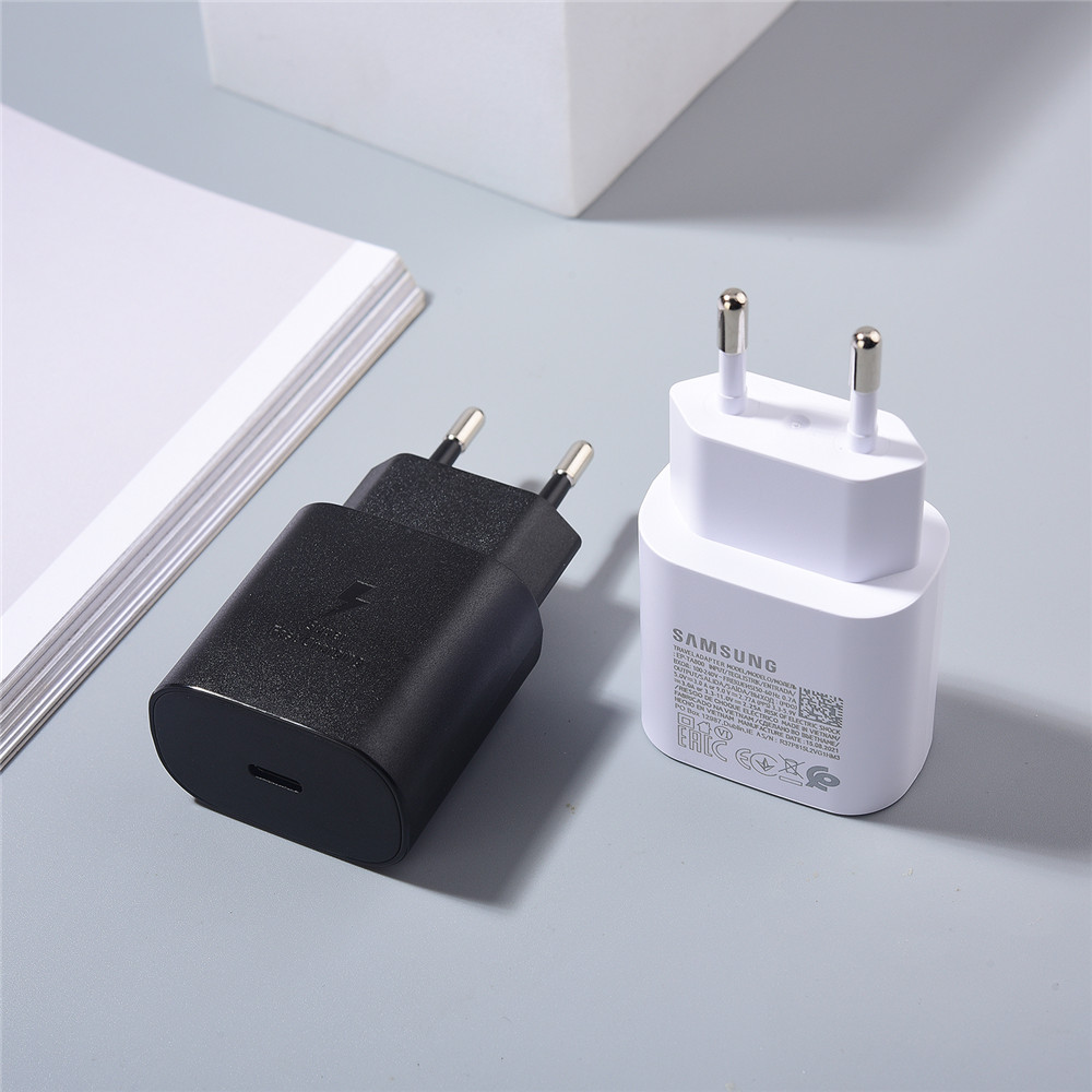 Samsung S23 FE Usb Type C 25W Super Fast Charge Charger PD EU Wall Power Adapter Cable For Galaxy A52 A54 A14 A53 A34 A73 S24 5G Superman. 