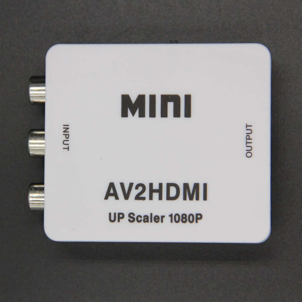 【VisioN Shop】Mini to HDMI-compatibleVideo Converter Box RCA AV HDMI CVBS to HDMI-compatible Adapter TV PS3 PS4 DVD Xbox Projector. 