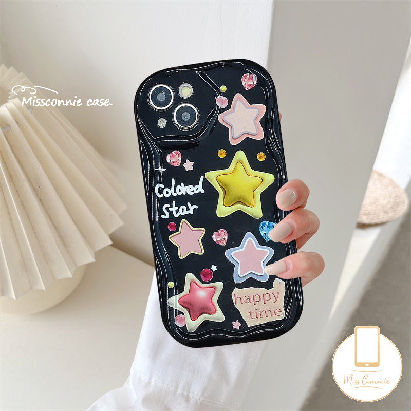 MissConnie Romantic Starry Pentagram Fantasy Butterfly Case for Redmi A1 A2 9C 10 10C 10A 9T 9 9C NFC 9A Redmi Note 11s 8 9 11 10s 10 Pro Max Plus Poco M3 Love Heart Couples Wavy Edge Cover. 