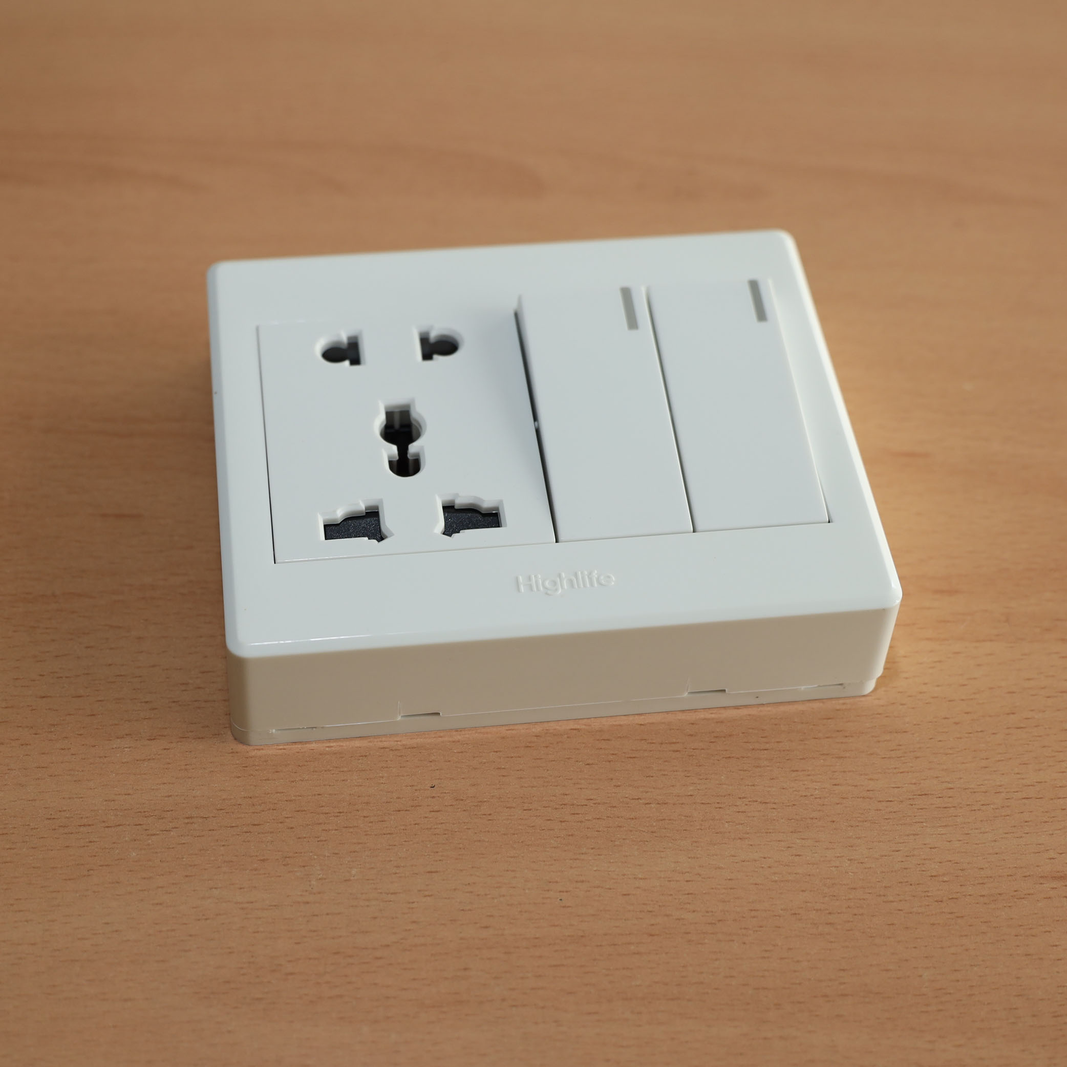 Electric Multi Socket 3 Pin Socket, 2 Pin Socket, MK Socket with Switch 5 Pin 2 Switch. 