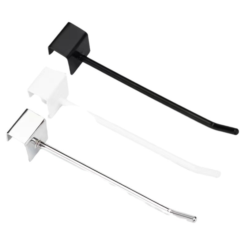 Chi-square pipe groove plate hook Multi-purpose convenience store mobile phone shelf beam hook bayonet 1.5cm baking paint electroplating hook. 