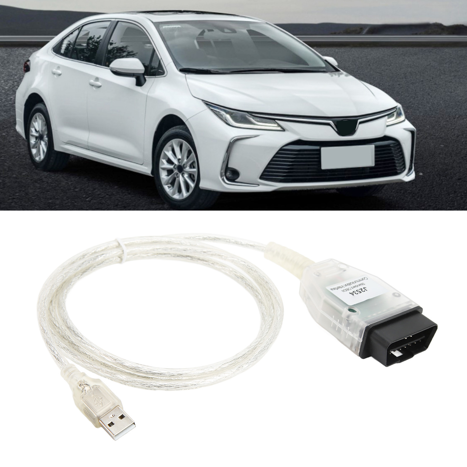 Diagnostic Interface Cable, OBD2 Scanner for Mini VCI V17.00.020 ARM CPU for Vehicle. 