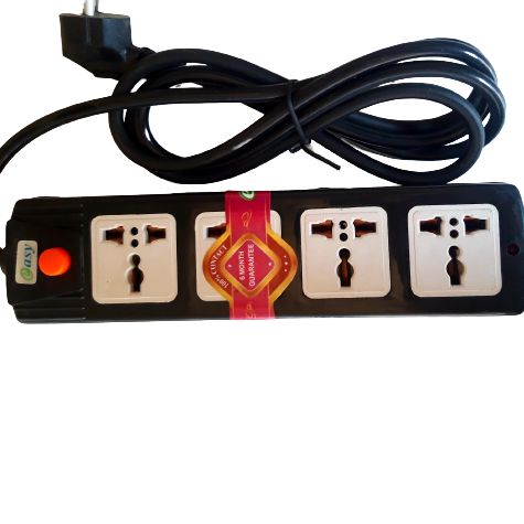 Esay Boss  Multiplug 4 Port Extention Socket 2 Meters