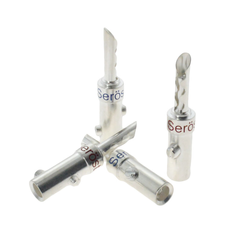 Serost Sweden Amplifier Silver-Plated Banana Audiophile Audio. 