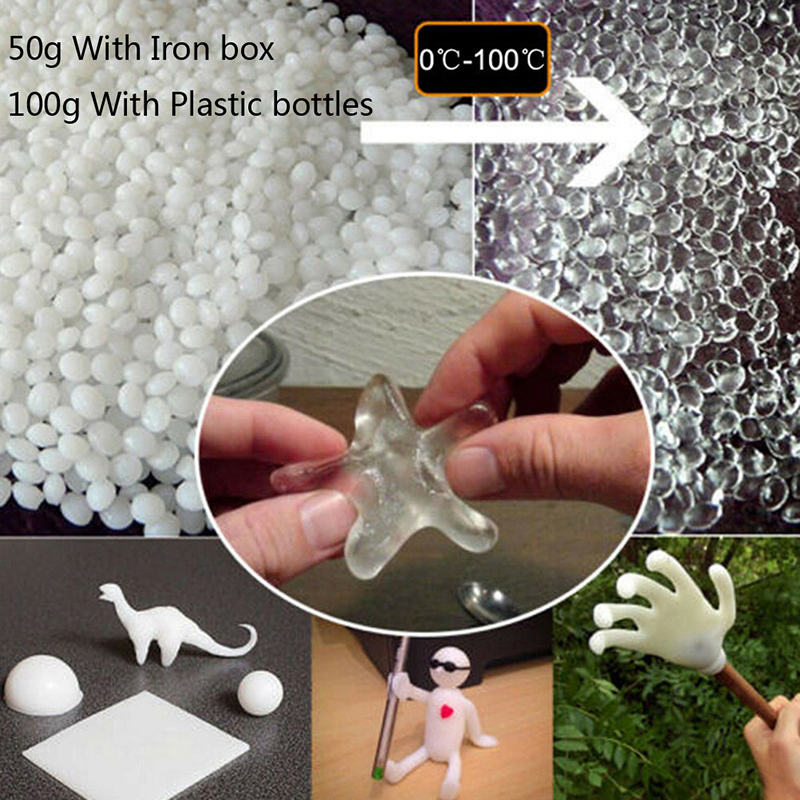 50g/100g Polymorph Thermoplastic Moldable DIY Craft Toy Morph Plastic Pellet