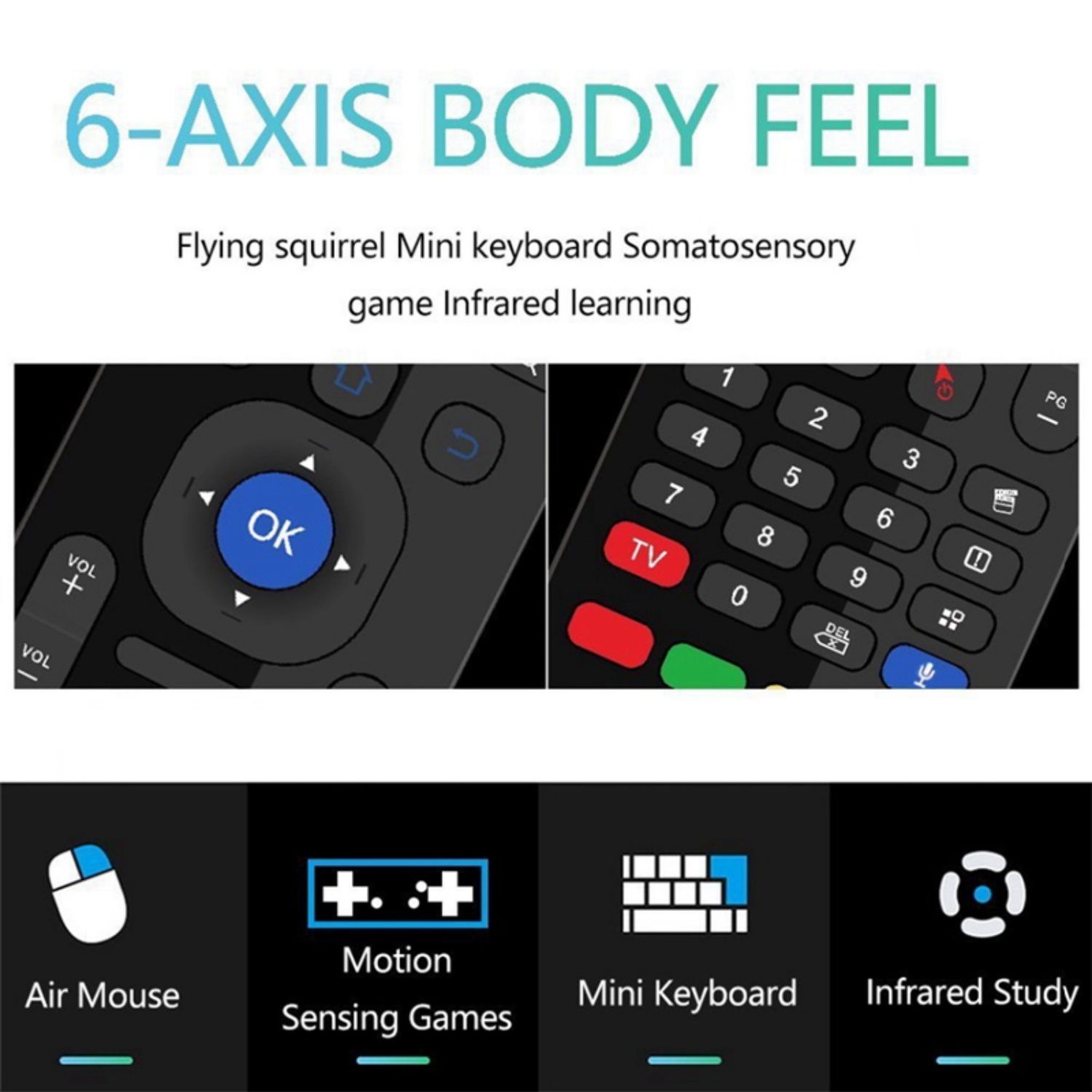 MX3 Fly Air Mouse Smart Voice Remote Control 2.4G Wireless Keyboard for TV Box Android Mini Mi Box. 
