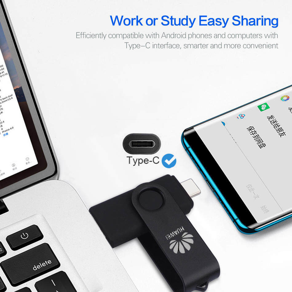 【FUPANG】♥[Ready Stock] FREE COD♥HUAWEI USB Flash Drive 2 1 USB & Type C Pen Drive 64GB 128GB 256GB 512GB High Speed USB Stick Pen. 