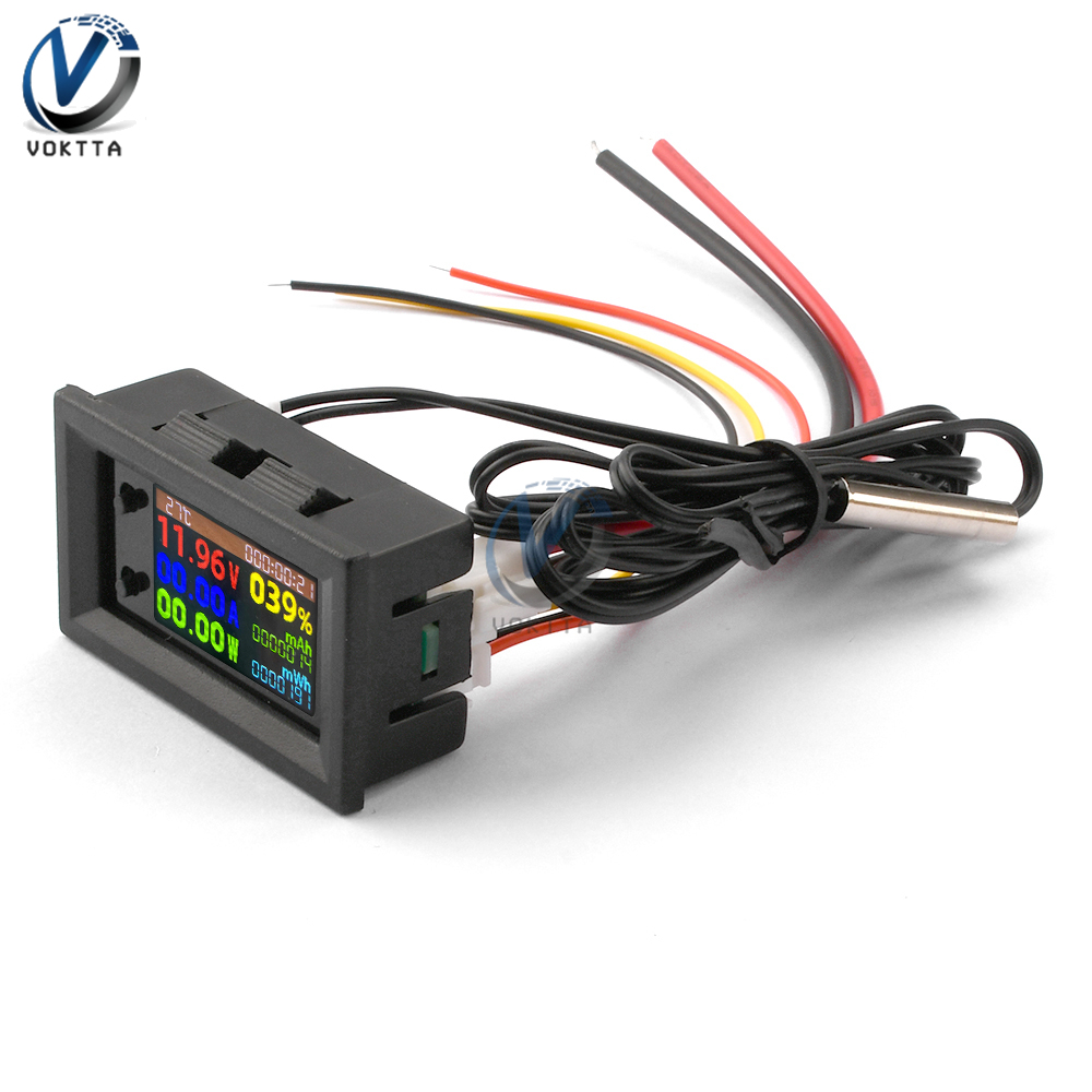 10A/50A/100A Multifunction Voltmeter Ammeter Digital Power Energy Meter Wattmeter DC Voltage Current Tester Electric Meter. 
