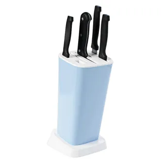 Home Tableware Knife Block 7 Different Slot Multifunction Plastic Knife Stand Holder For Knives Kitchen Accessories Blue Buy Online At Best Prices In Bangladesh Daraz Com Bd