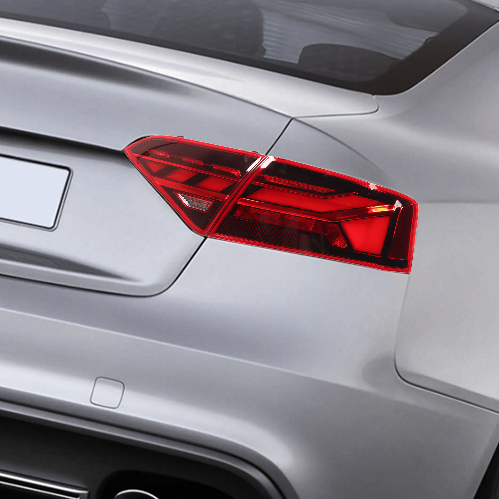 For B9.5 Look Dynamic Full LED Tail Lights Rear Lamp Assembly for Audi A5 S5 RS5 B8.5 Facelift 2012 2013 2014 2015 2016. 