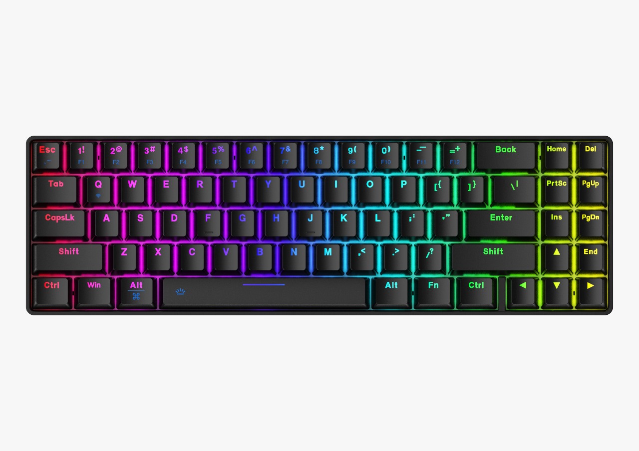 Dareu EK871 GTR  Mechanical Wireless gaming keyboard 65%. 