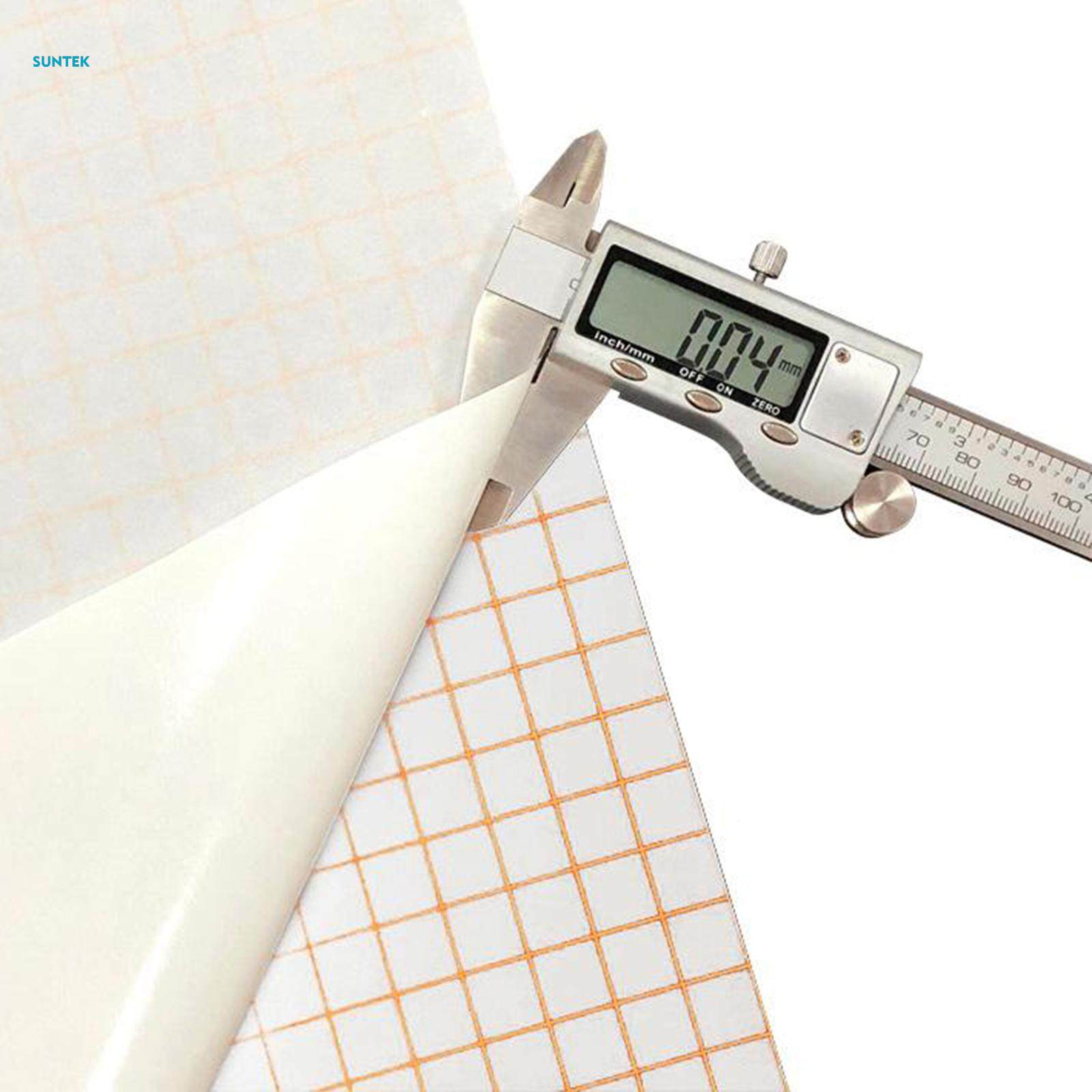 12inch x 5Ft Transfer Tape Paper Contact Paper Roll Orange Alignment Grid. 