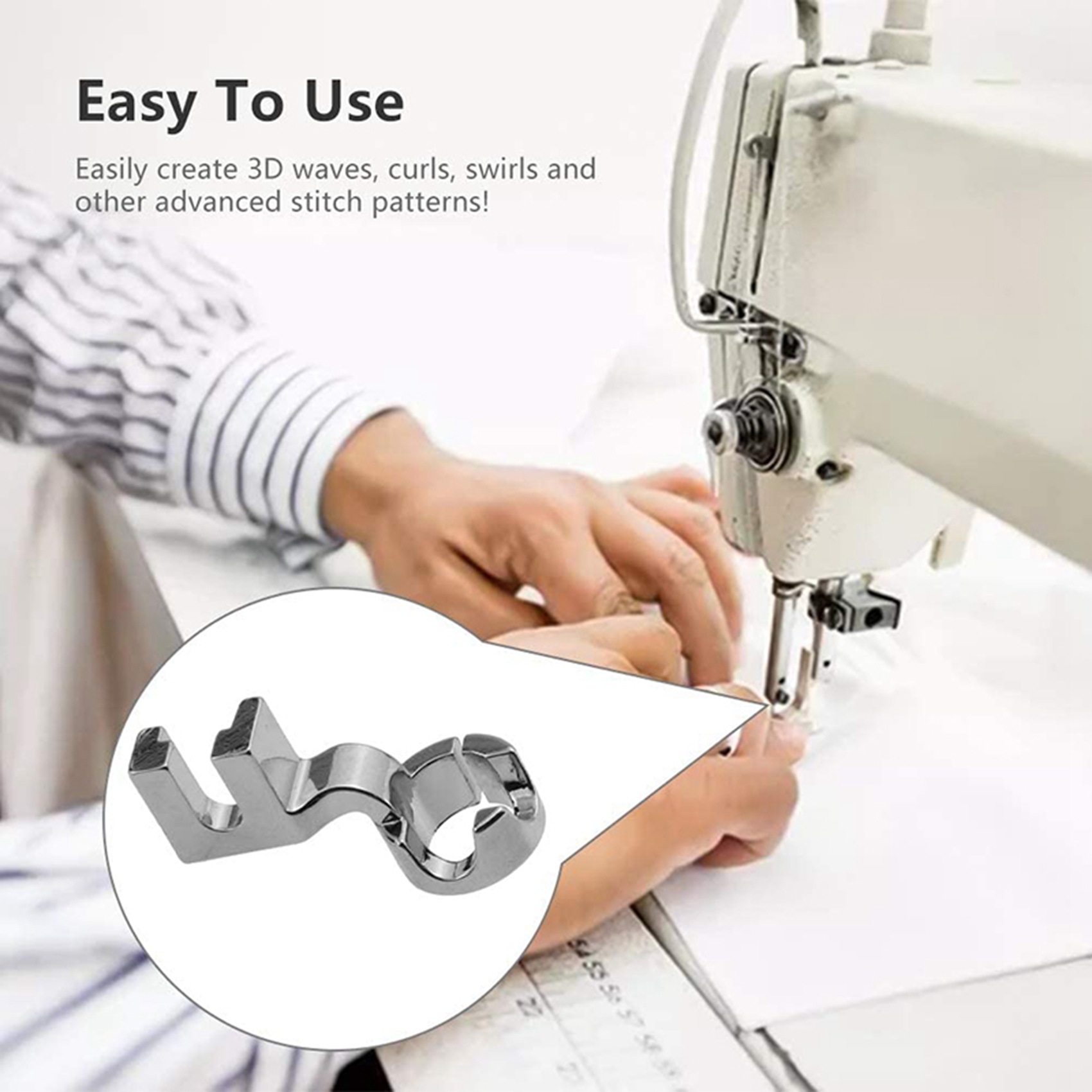 2X DIY Patchwork Maker Kit & Sewing Ruler Shank Ruler Foot Free Motion Darning for All Shank Sewing Machines. 