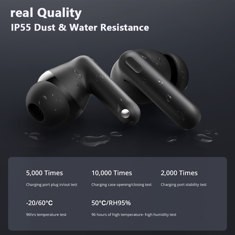 Global Version realme Buds T310 Bluetooth 5.4 Wireless TWS Earphone 40H Battery Life Headphone 46dB Active Noise Cancelling. 