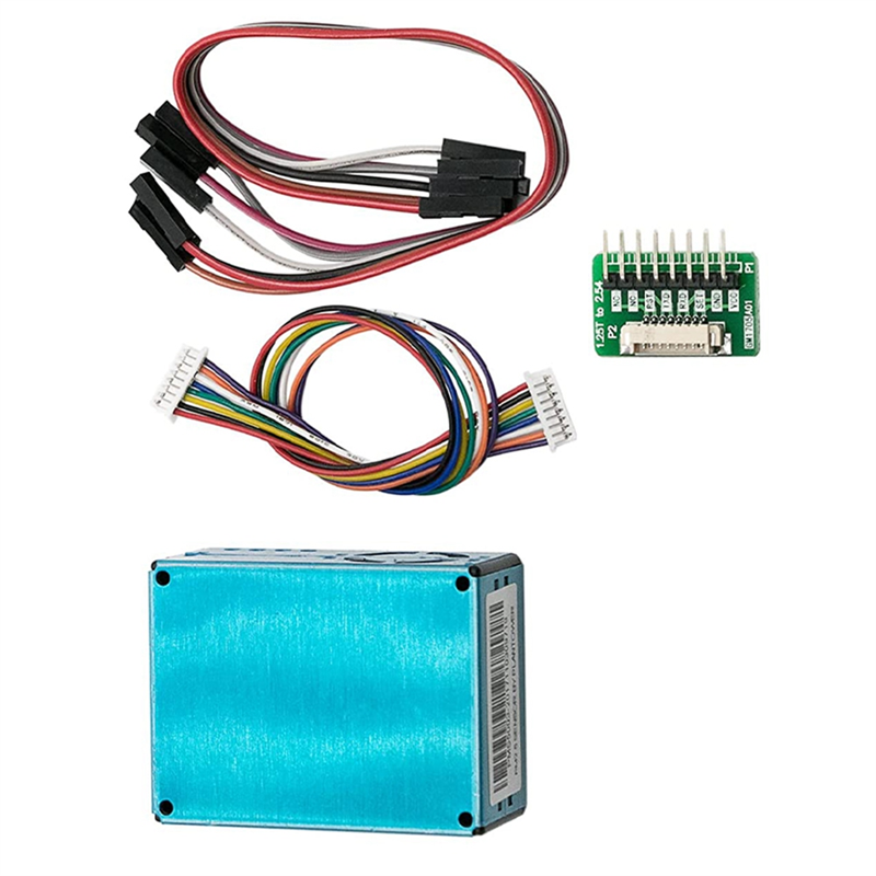 pm2.5 sensor-1x PMS5003 Digital Particle Sensor
1x G5 Switch Board
1x Cable for Arduino
1x Cable for Sensor-blue. 