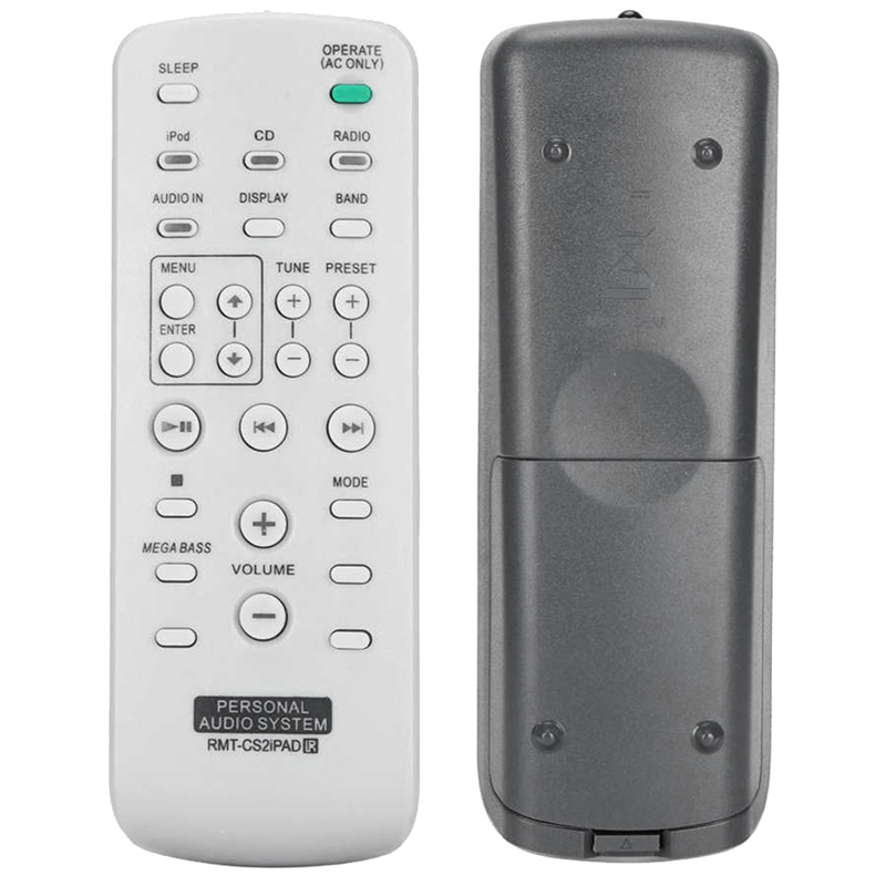 Replacement Remote Control for Sony RMT-CS2IPA ZS-S2IP ZS-S4IP Audio System Speaker Remote Controller. 