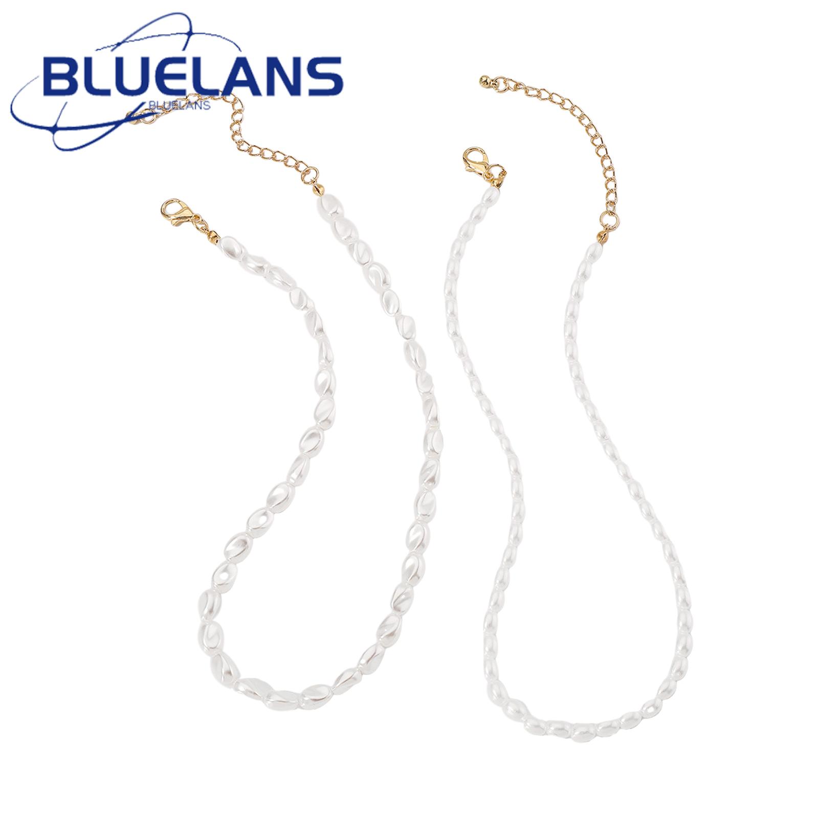 Retro Style Necklace Double-layer Faux Pearl Choker Necklace Set for Women Elegant Party Prom Jewelry with Lobster Clip Closure Stackable Design for Brides Solid Color Neck Accessories Lady Retro