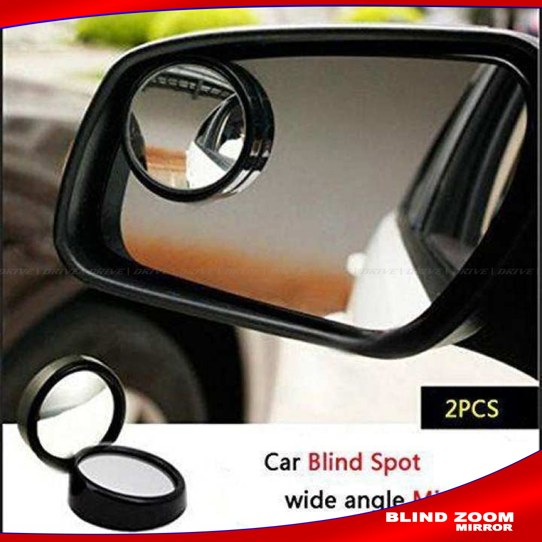2Pcs Car Mirror HD Convex Round Shaped Blind Spot Mirror  for car and motorcycle Rear Side Mirror 360 Degree Wide Angle Vehicle Parking Hight Quility Glass. 