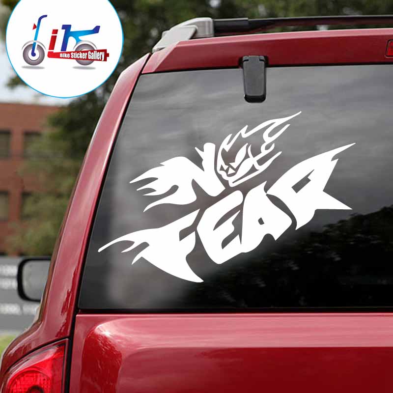 Car Sticker----- No Fear ( Waterproof & Premium quality)