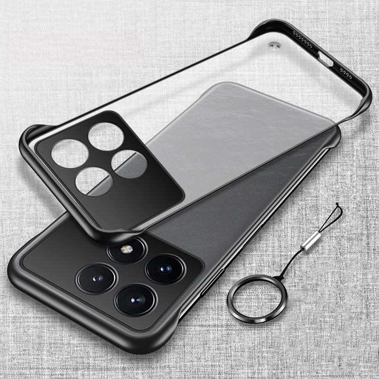 For Redmi Note 13 Pro Plus case Ultra Thin Frameless Case Matte Heat Ring Cover For Redmi Note 13Pro + Back Cover Phone cases. 