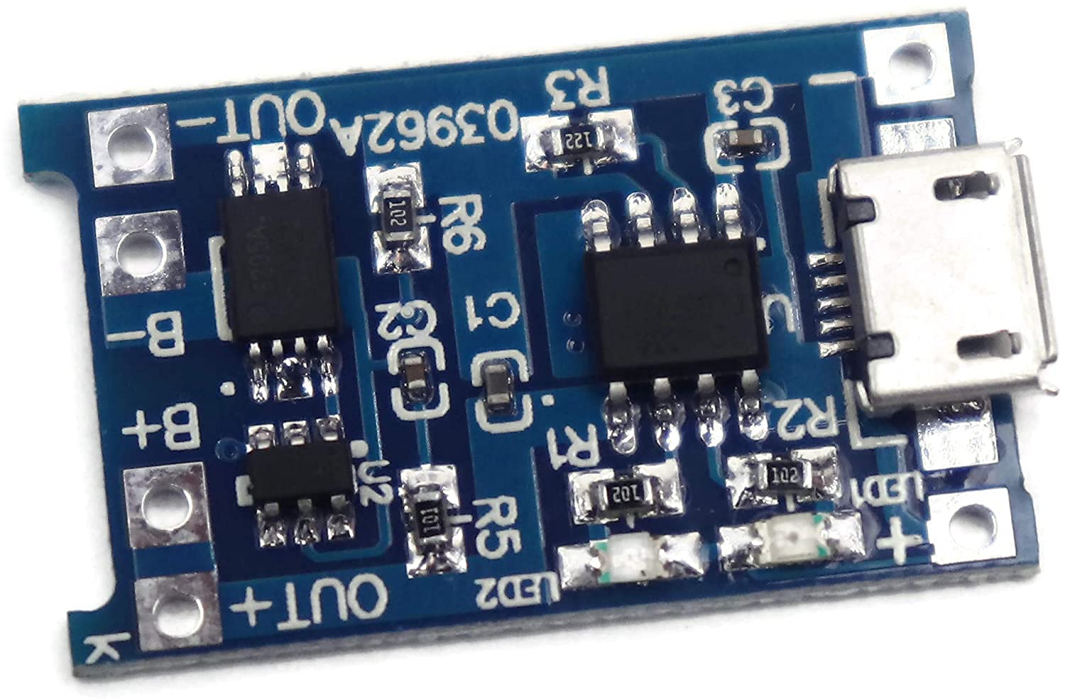 TP4056 Type B Lithium Battery Charger Module micro USB 5V 1A 18650 TP4056 Lithium Battery Charger Module