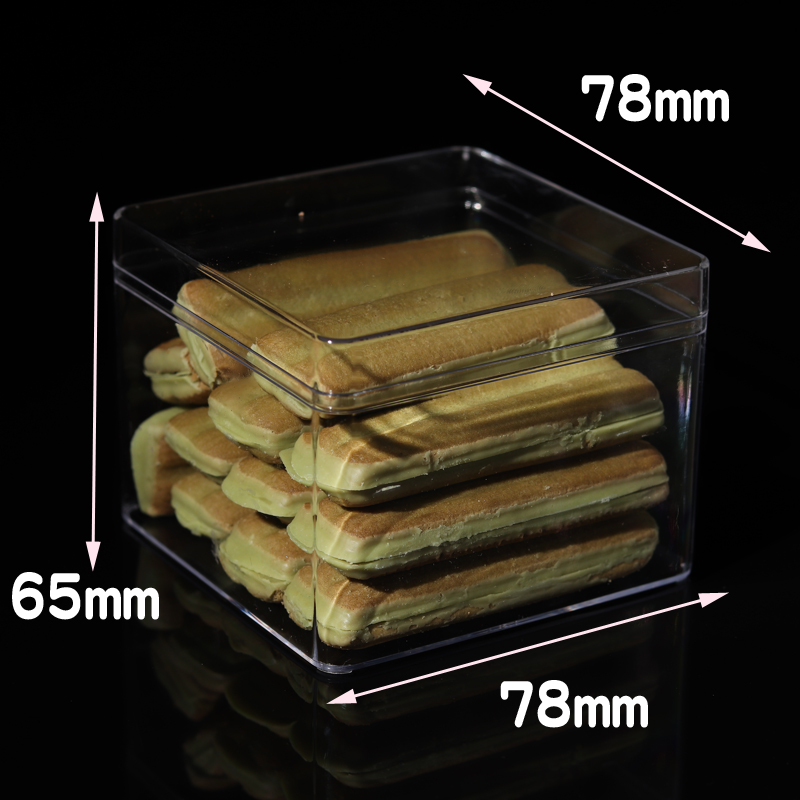 Lasagna Snowflake Crisp Packaging Box Baking Cake Cookie Jar. 