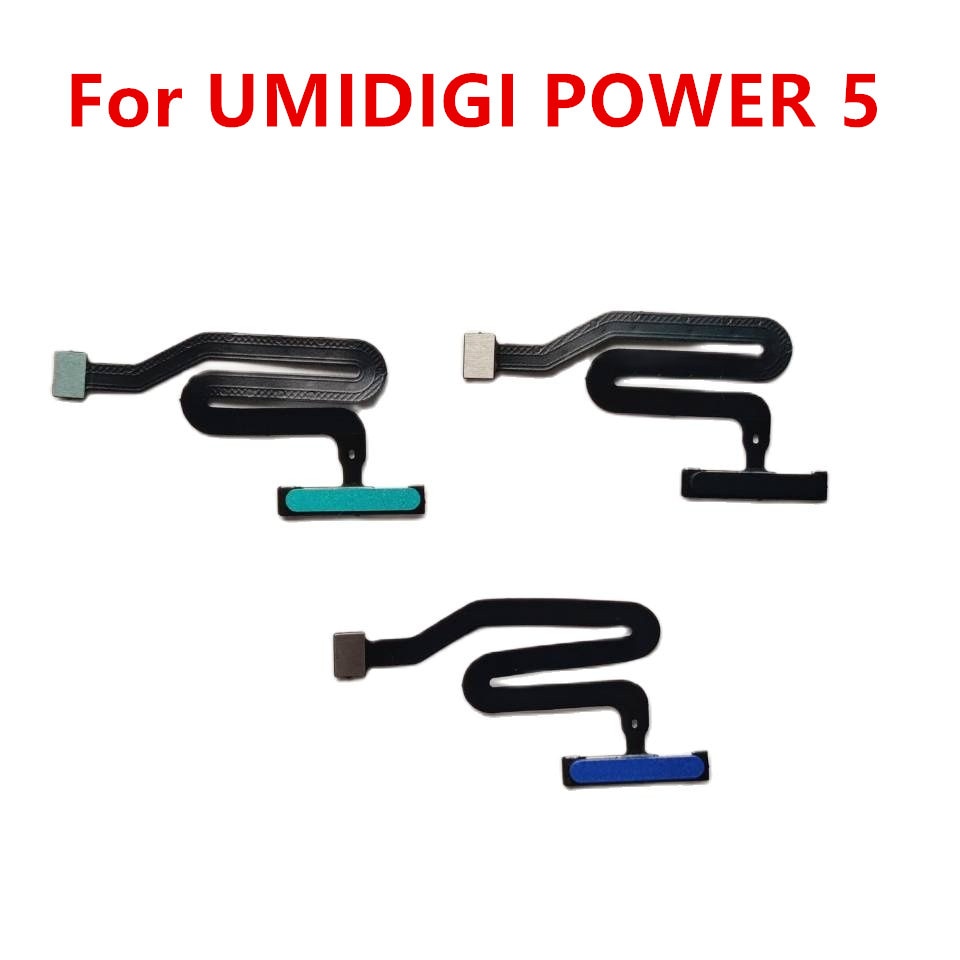 For UMI UMIDIGI POWER 5 Cell Phone Fingerprint Modules Sensor Home Button Sensor Flex Cable. 