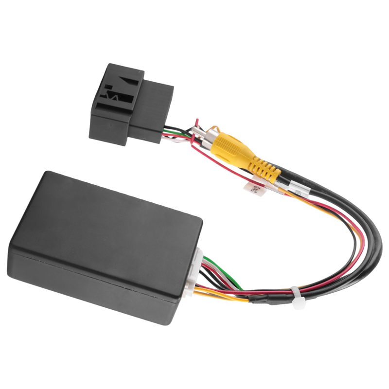 20X RGB to () AV CVBS Signal Converter Decoder Box Adapter for Factory Rear View Camera Golf 6 CC