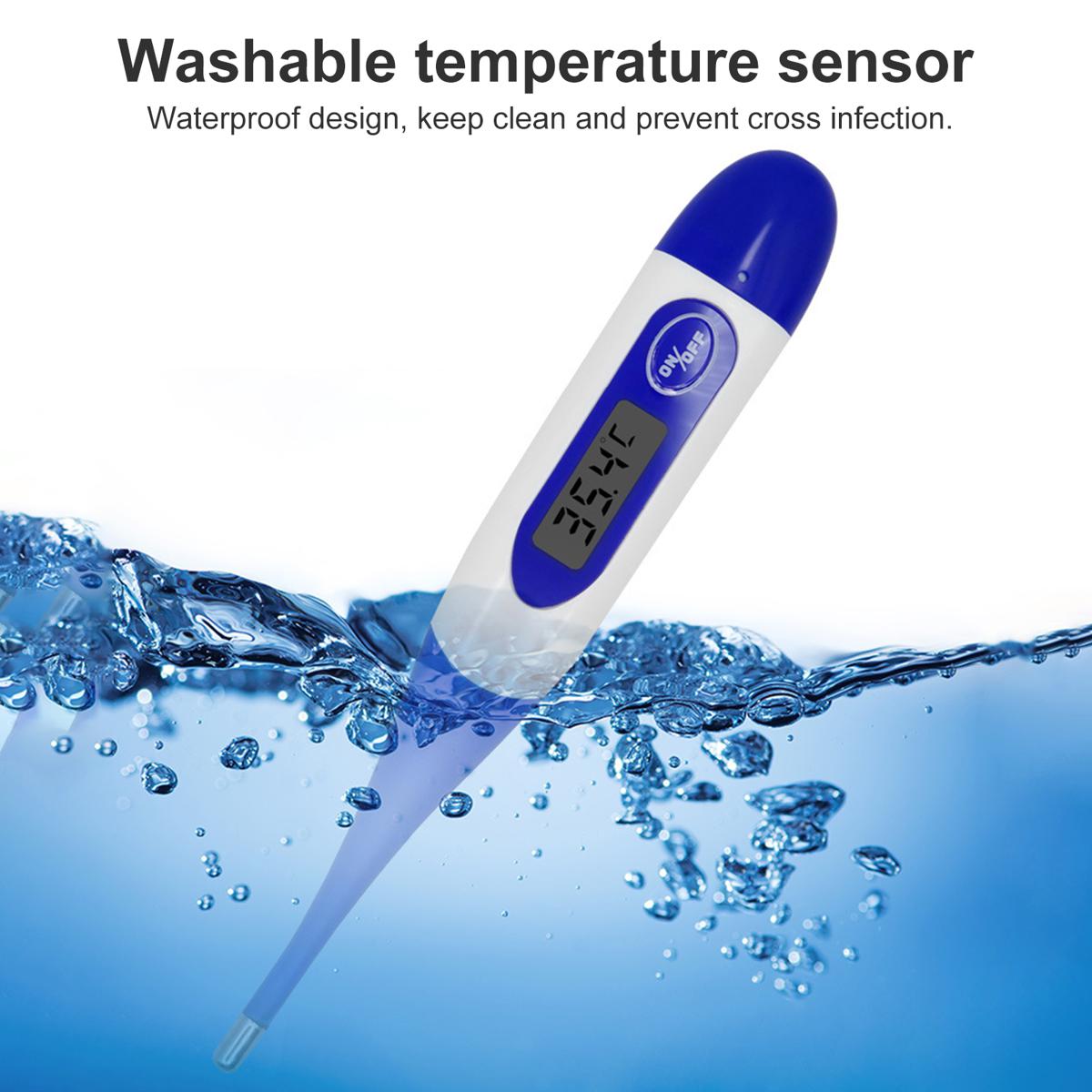 Poultry Thermometer Auto Shut-off Soft Head Probe Veterinary Thermometer