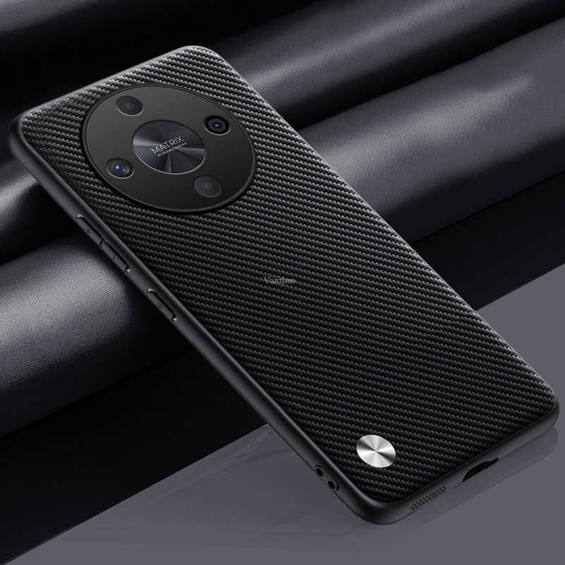 Custodia Portafoglio in Pelle PU con Finitura Scamosciata Compatibile con Huawei Honor X6A 4G, Flip Cover Magnetica con Tasche per Carte (Marrone chiaro