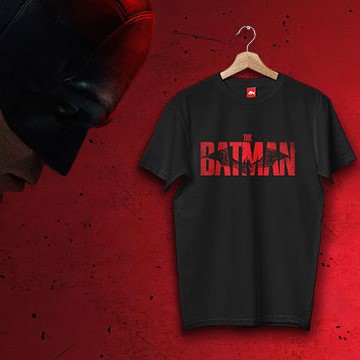 DC Fandome The Batman Red Logo Black T 