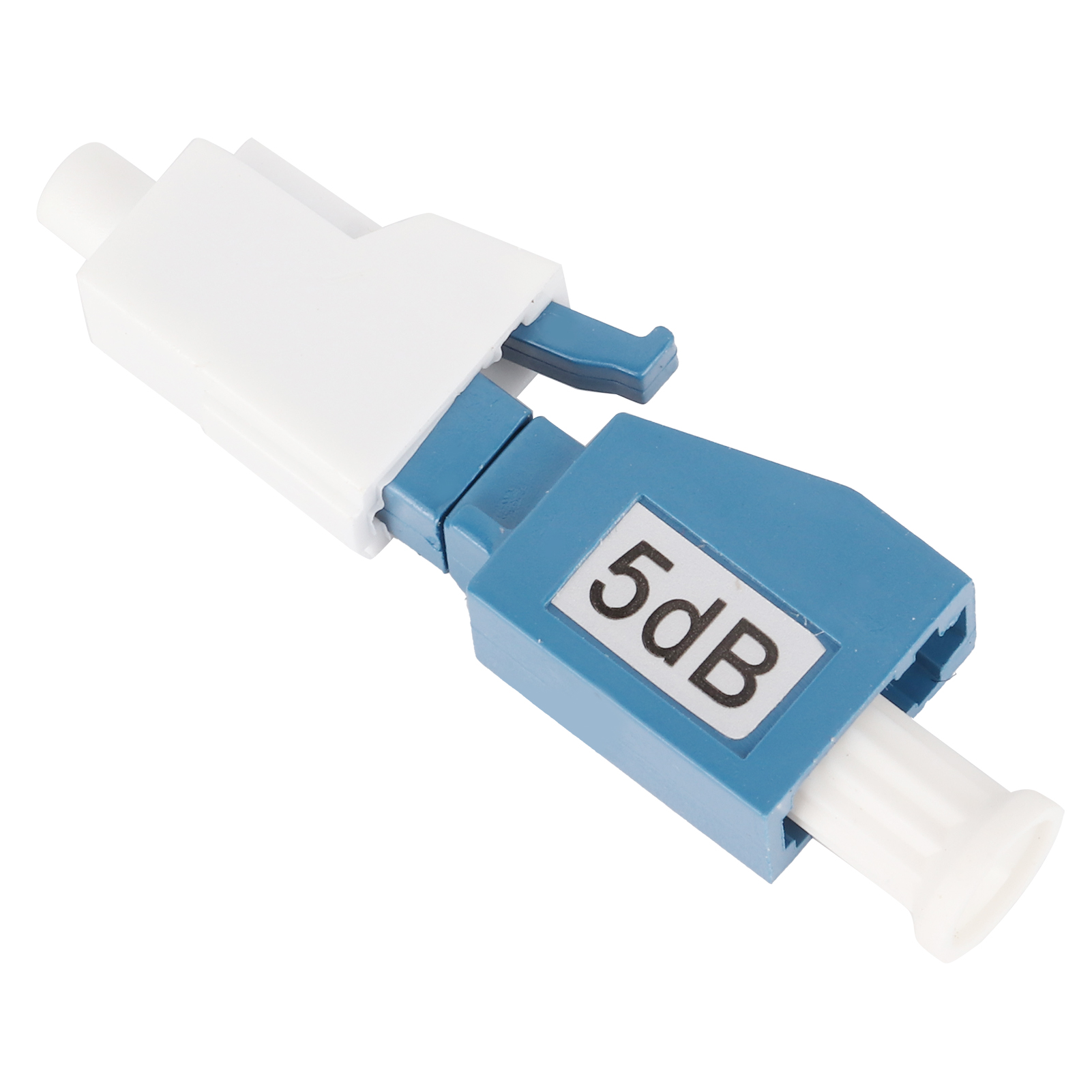 LC/UPC‑5DB Optical Fiber Attenuator Connector Single‑Mode Male Female Adapter. 
