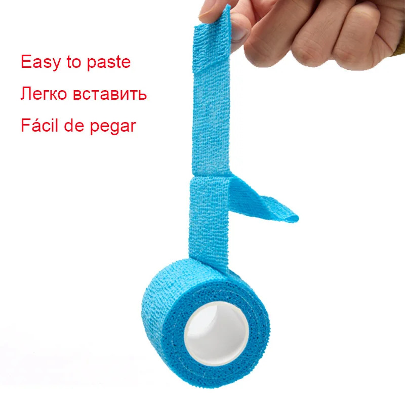 【Xiaofeng】New 1 Roll 4.5m Colorful port elf Bandage Wrap port Fixing Finger Writ Leg For Knee upport Pad pet. 
