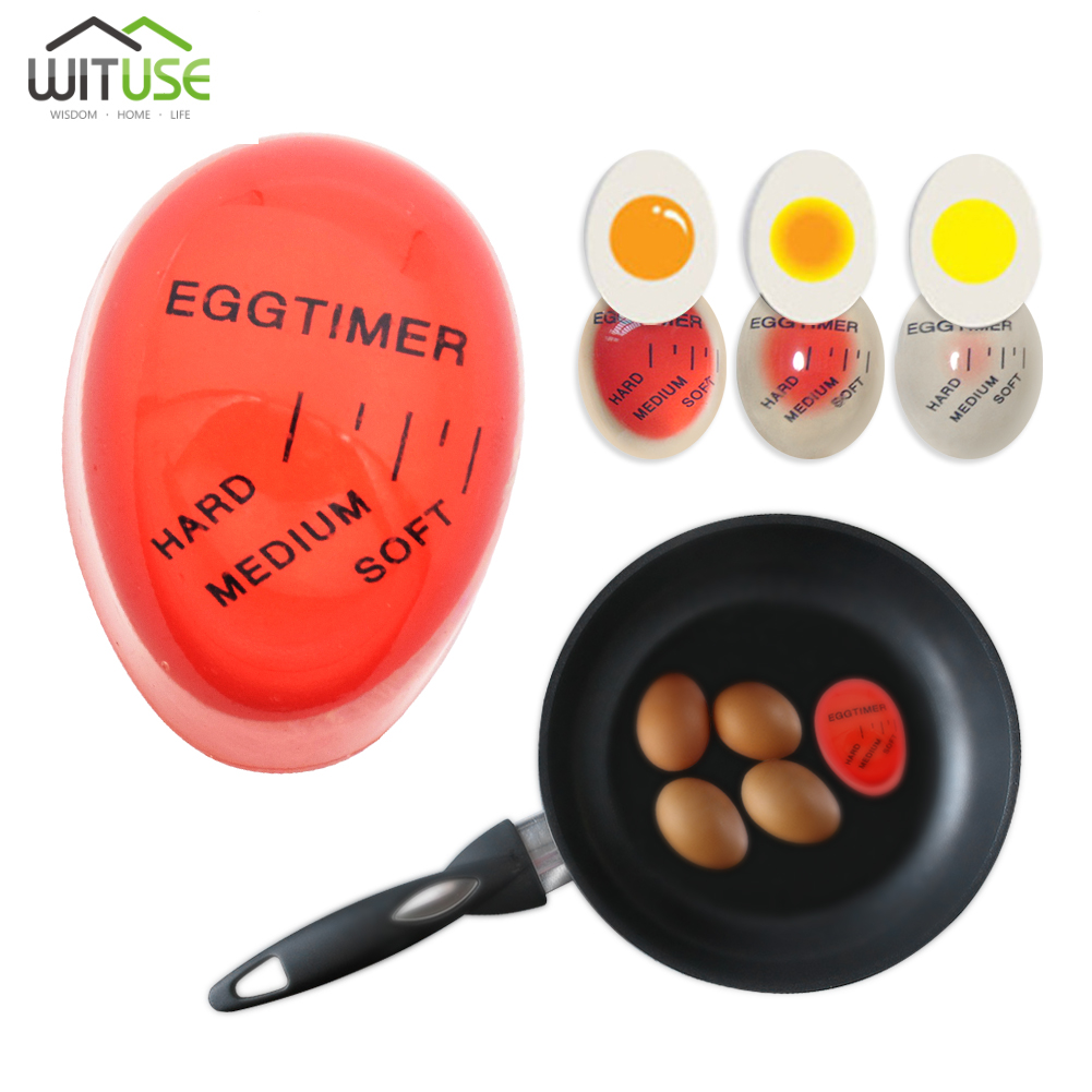 Mini Indicator Soft-boiled Soft Color Egg Boiler Environmentally Egg Timer Cooked Degree Display Egg Home Kitchen Timer Changing