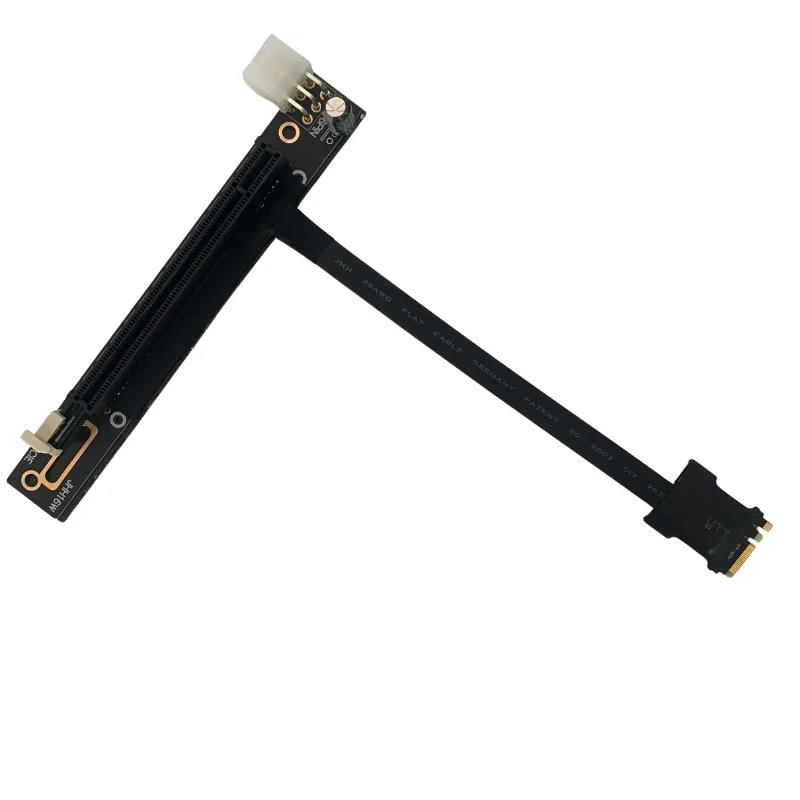 Graphics Mining Extender Cable M.2 WiFi To x16 M.2 A.E Key NGFF PCI-E 3.0 X16 Video Card GPU Riser Adapter Cable 4PIN 6Pin Power. 