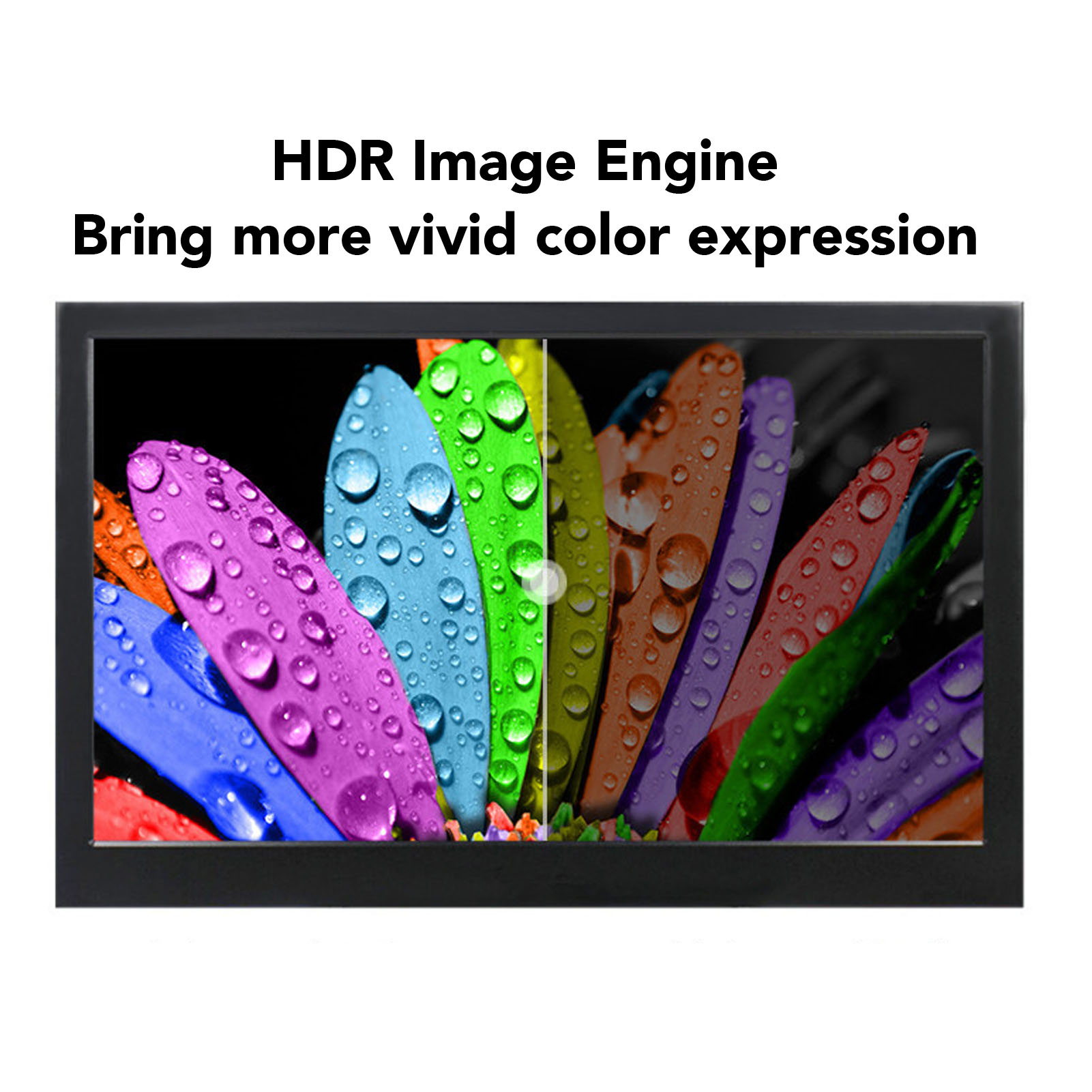IPS Portable Screen 178 Degree Wide Angle 11.6 Inch Computer Secondary Screen for Daily Entertainment. 