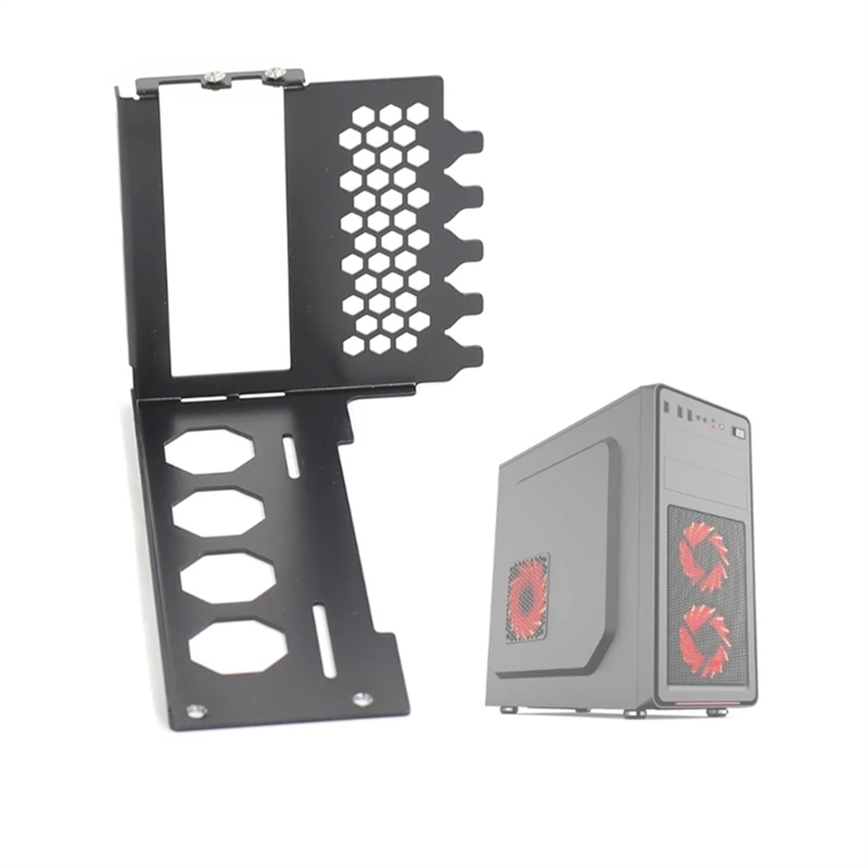 Vertical GPU Mount Bracket Graphics Card Holder, Video Card VGA Support Rack Metal Support for DIY Computer Easy Install Easy to Use (B). 